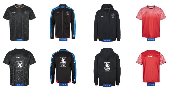 KIubtøj m.m. kan bestilles